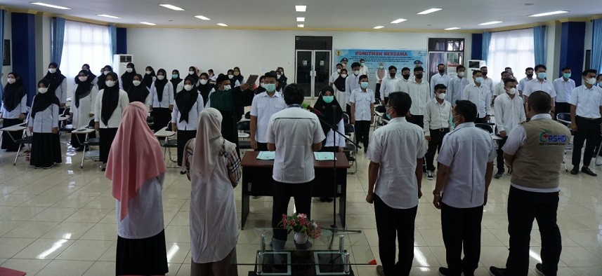 Karyawan RSHD Jalani Sumpah & Janji Menjaga Kerahasiaan Berkas Rekam Medis Pasien