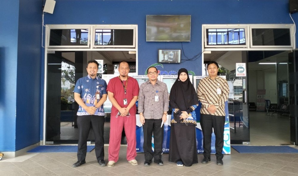  Kunjungan Silaturahmi Kepala BPJS Barabai Ajak RSUD Damanhuri Tingkatkan Pelayanan Antrian Online