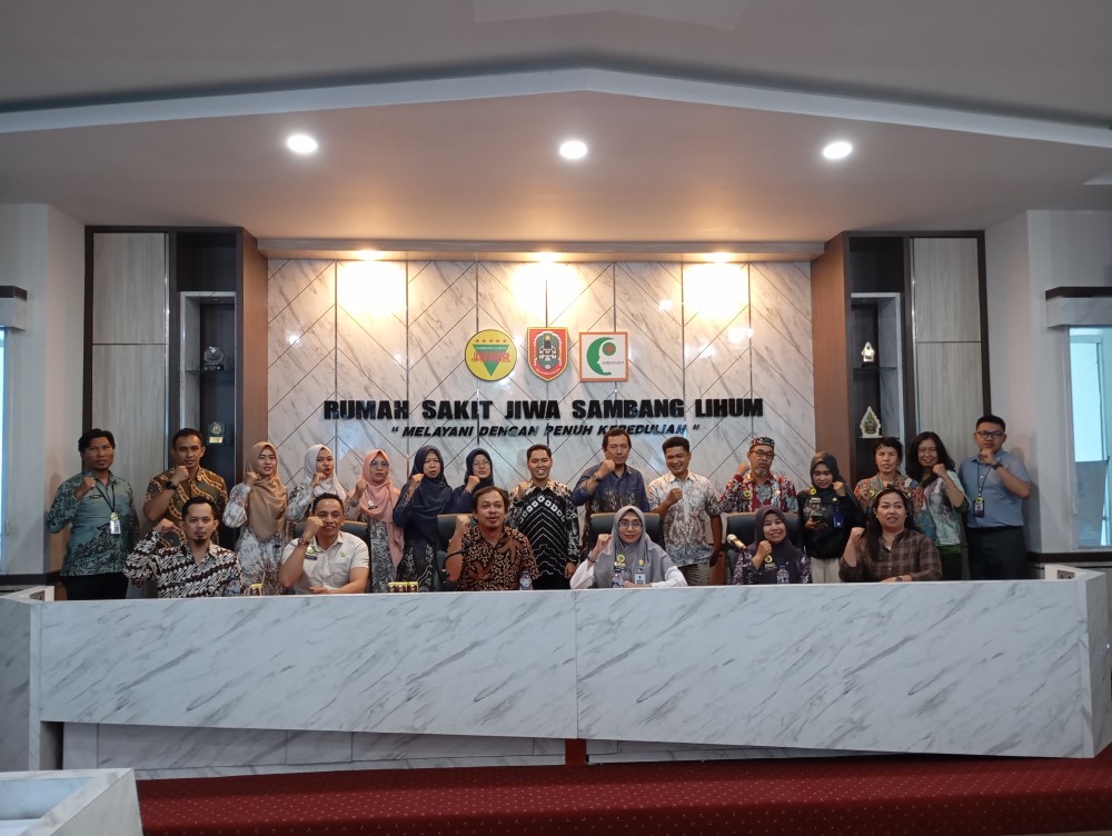 Rencana Buka Layanan Rawat Inap Rehabilitasi Napza dan Napza Detoks, RSHD Barabai Studi Banding ke RSJ Sambang Lihum Prov. Kalsel