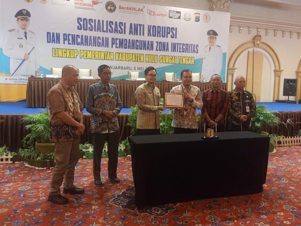 RSHD Barabai Ikuti Sosialisasi Anti-Korupsi dan Pencanangan Pembangunan Zona Integritas