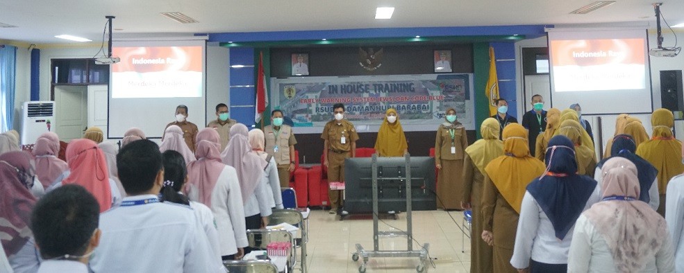 Tingkatkan Kualitas Pelayanan Pada Pasien, Pokja PAP RSHD Barabai adakan IHT EWS